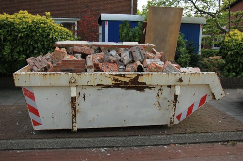 Eltham Skip Hire van and skips on local street