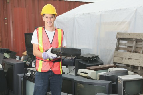 Secure document shredding during office clearance